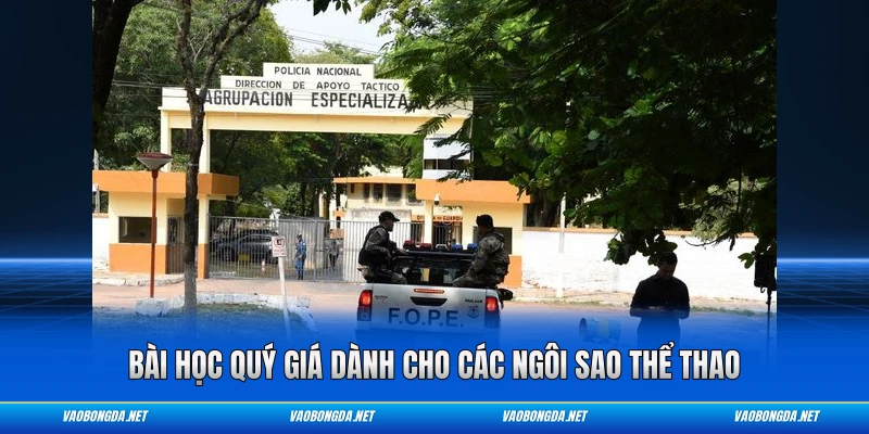 Bài học quý giá dành cho các ngôi sao thể thao