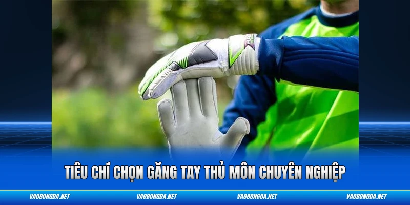 Tiêu chí chọn găng tay thủ môn chuyên nghiệp