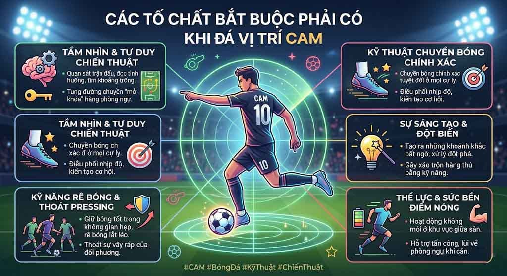 Các Tố Chất Bắt Buộc Phải Có Khi Đá Vị Trí CAM