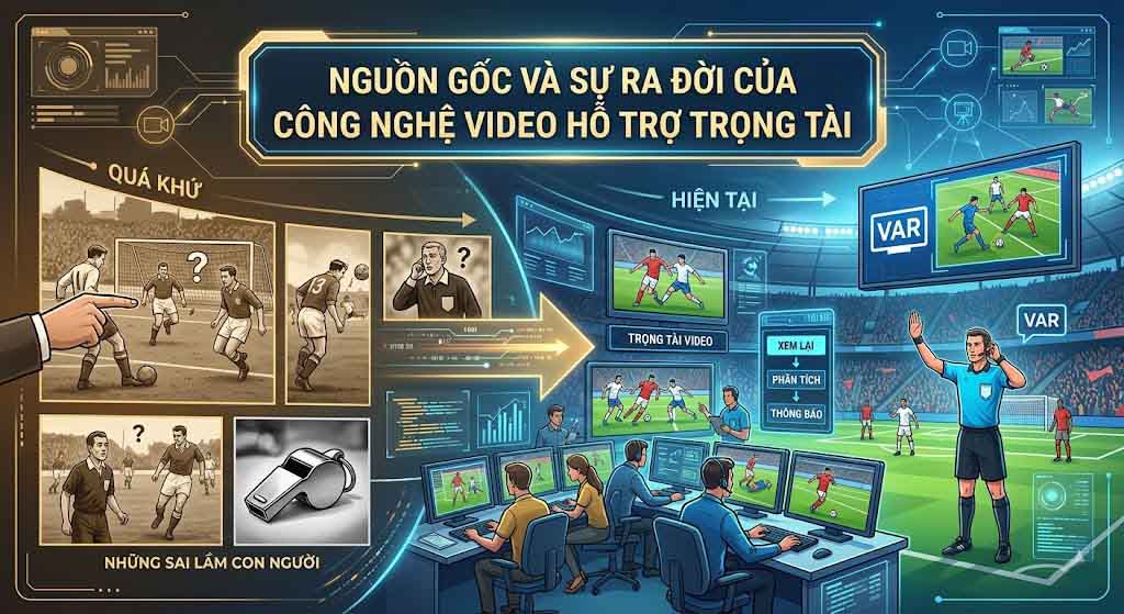 Nguồn Gốc Và Sự Ra Đời Của Công Nghệ Video Hỗ Trợ Trọng Tài