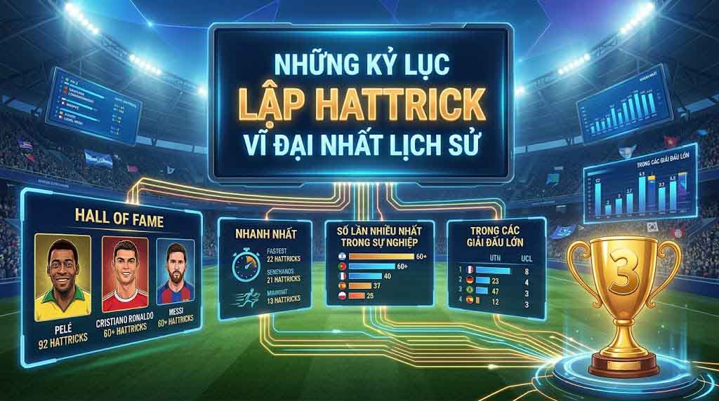 Những Kỷ Lục Lập Hattrick Vĩ Đại Nhất Lịch Sử