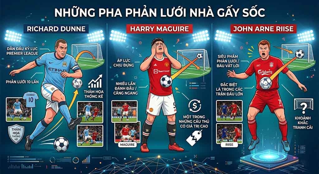 Những Pha Phản Lưới Nhà Gây Sốc Trong Lịch Sử