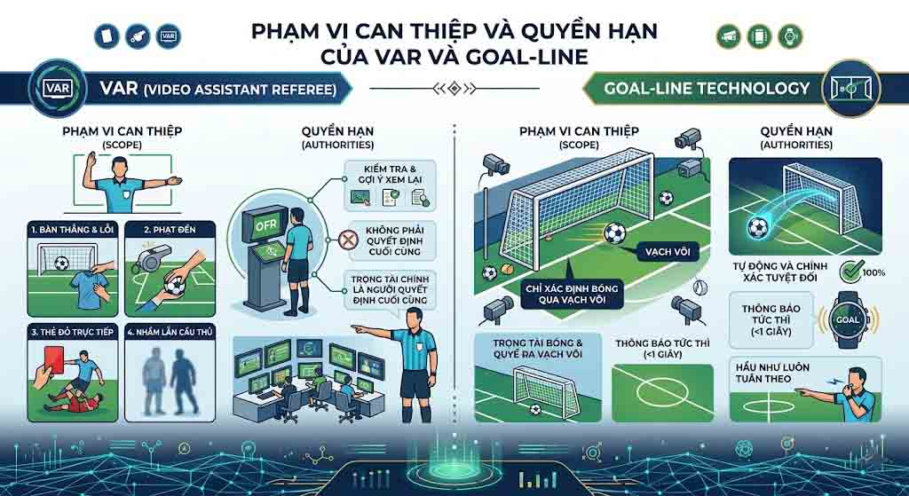 Phạm Vi Can Thiệp Và Quyền Hạn Của Từng Công Nghệ