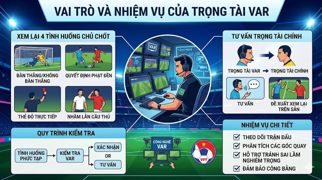 Điều kiện tiên quyết để được ngồi trong phòng VAR