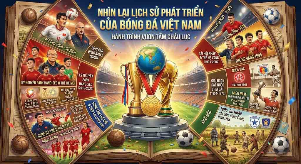 Nhìn Lại Lịch Sử Phát Triển Của Bóng Đá Việt Nam