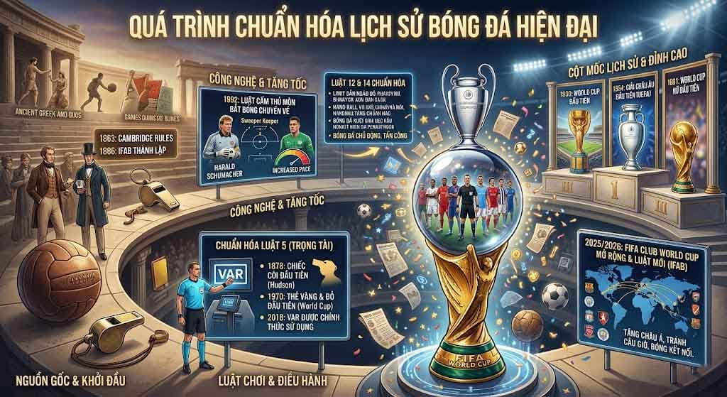 Nước Anh Và Quá Trình Chuẩn Hóa Lịch Sử Bóng Đá Hiện Đại