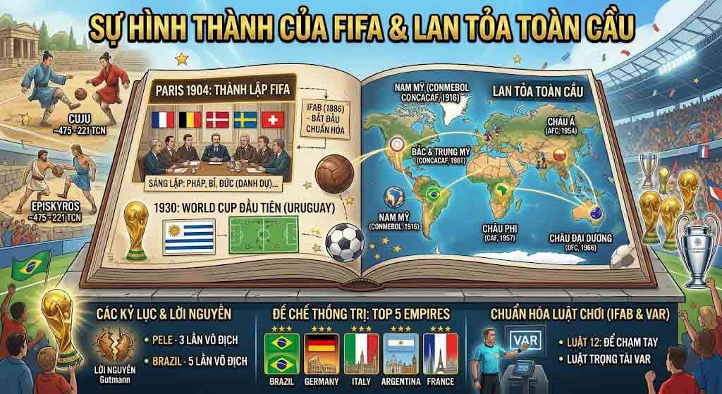Sự Hình Thành Của FIFA Và Lan Tỏa Toàn Cầu